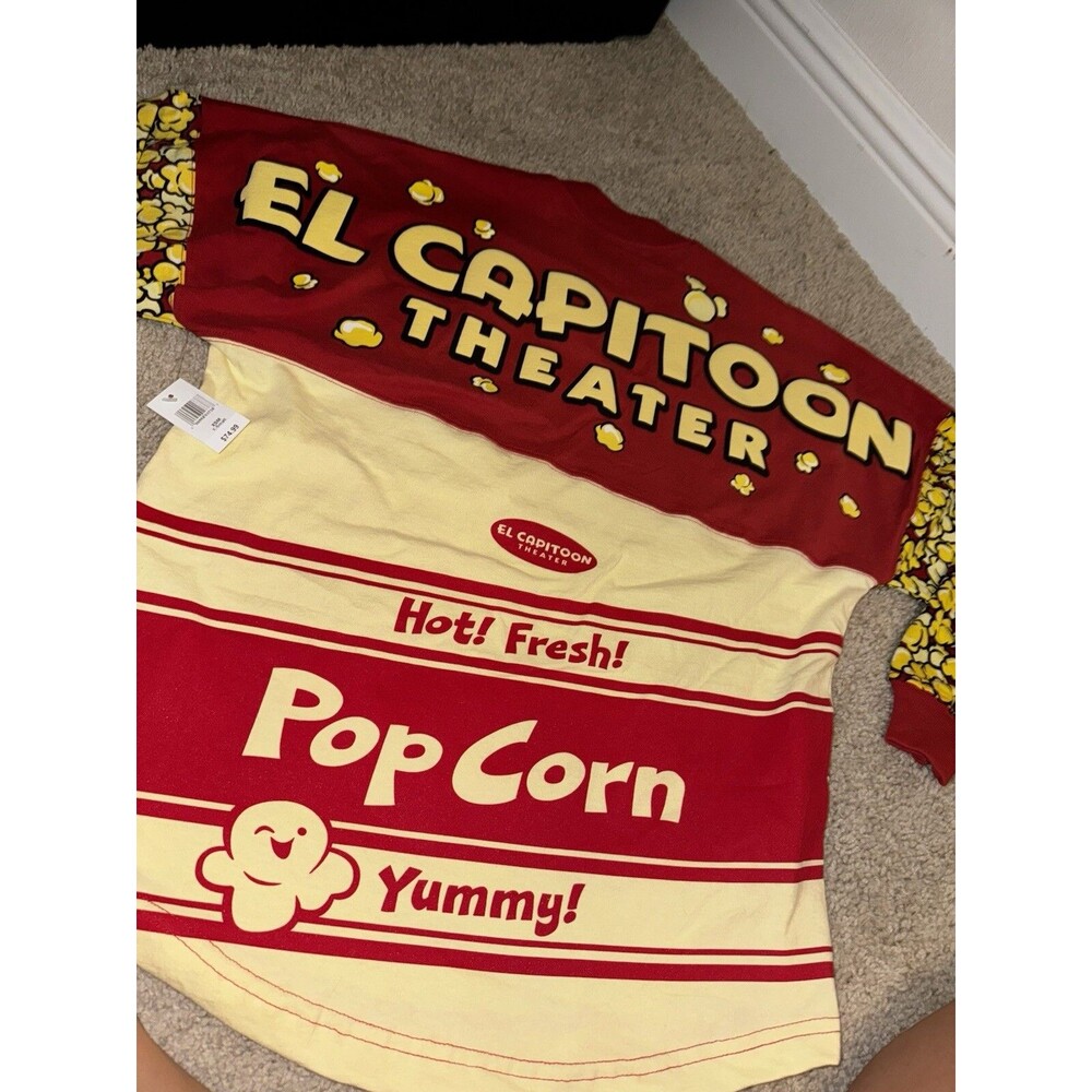 2023 Disney Destination D23 Expo WDI MOG El Capitoon Popcorn Spirit Jersey XS